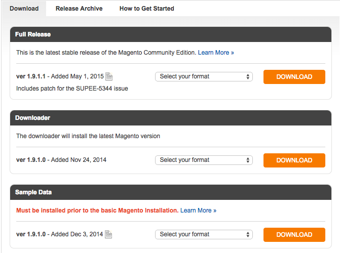 magento download