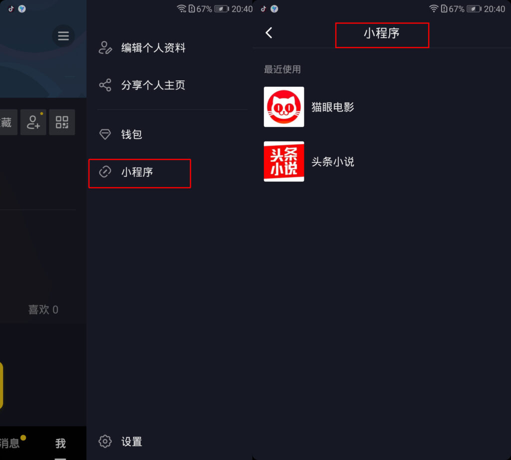 抖音小程序入口4