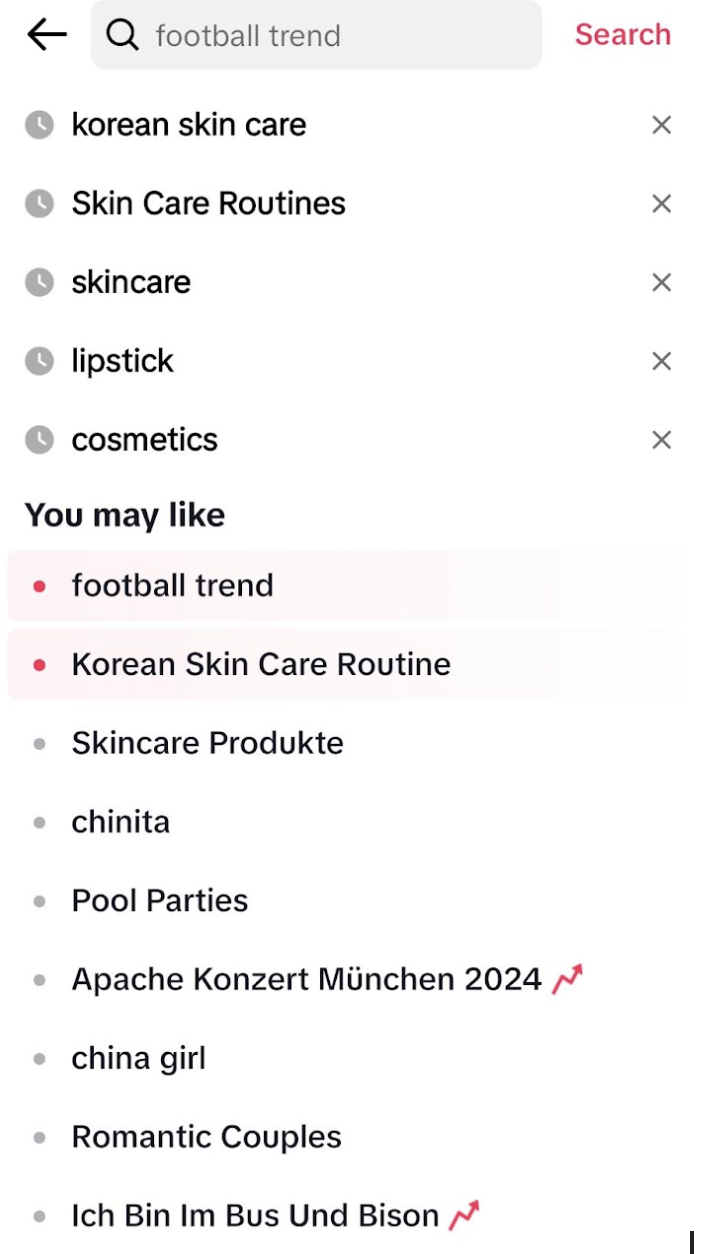 TikTok的搜索页面当前最热门的话题标签