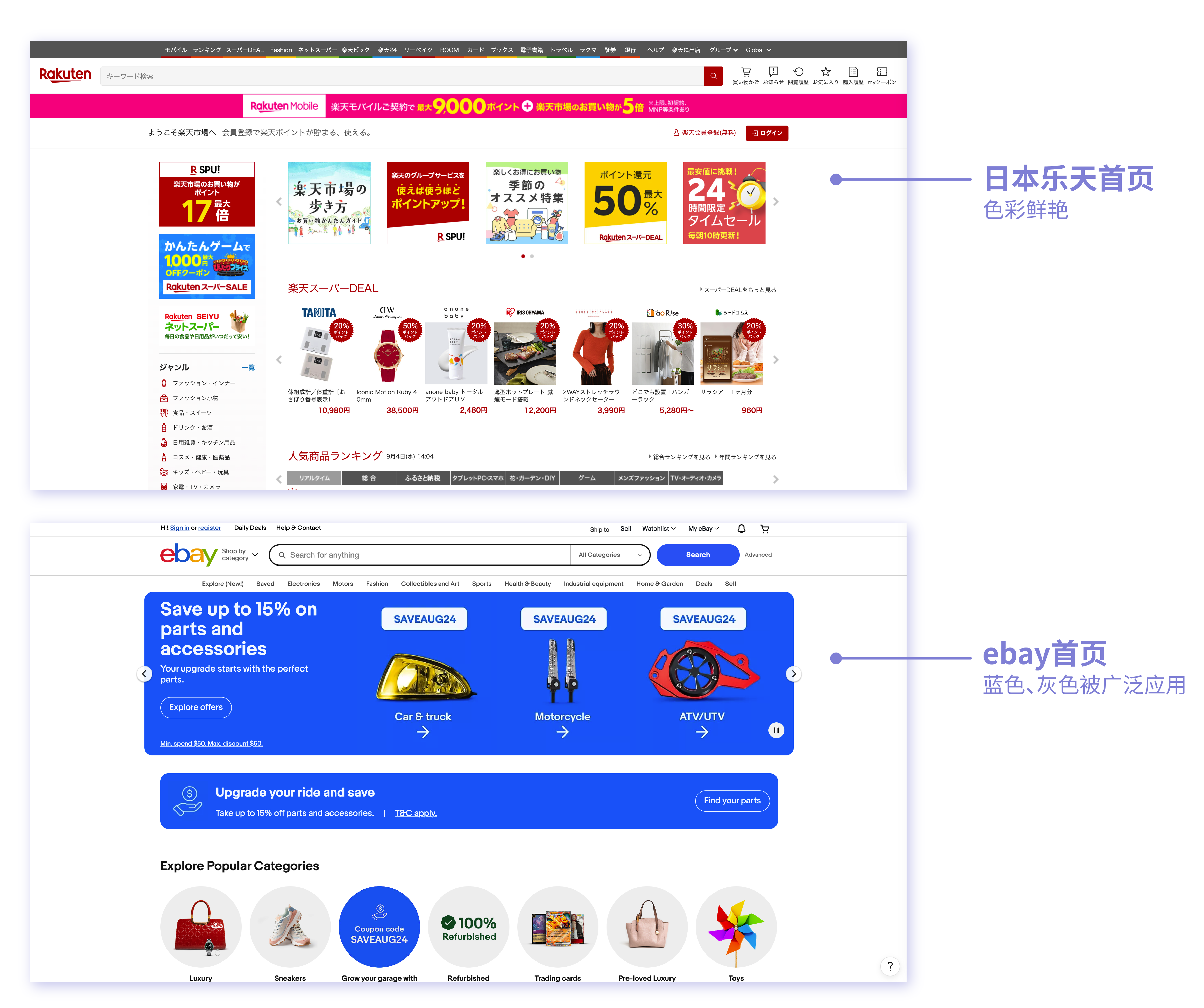 东西方电商设计中文化符号和色彩的运用
