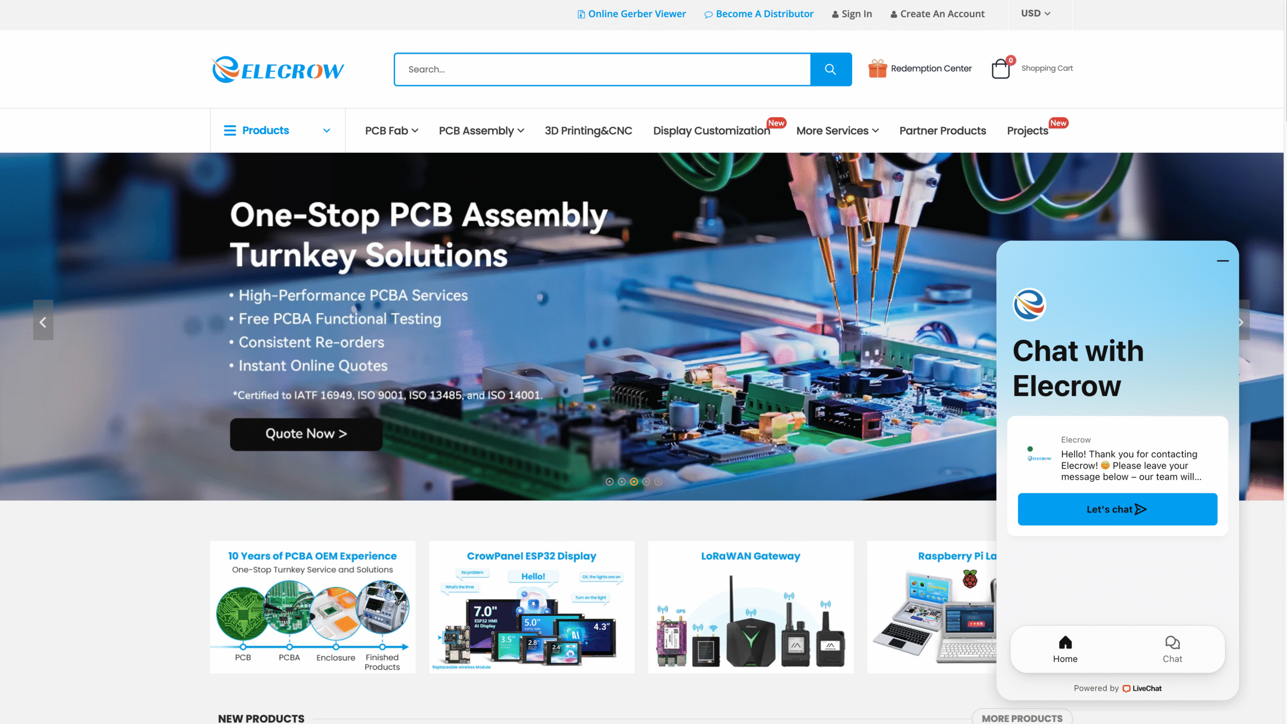 Elecrow：开源硬件与定制服务