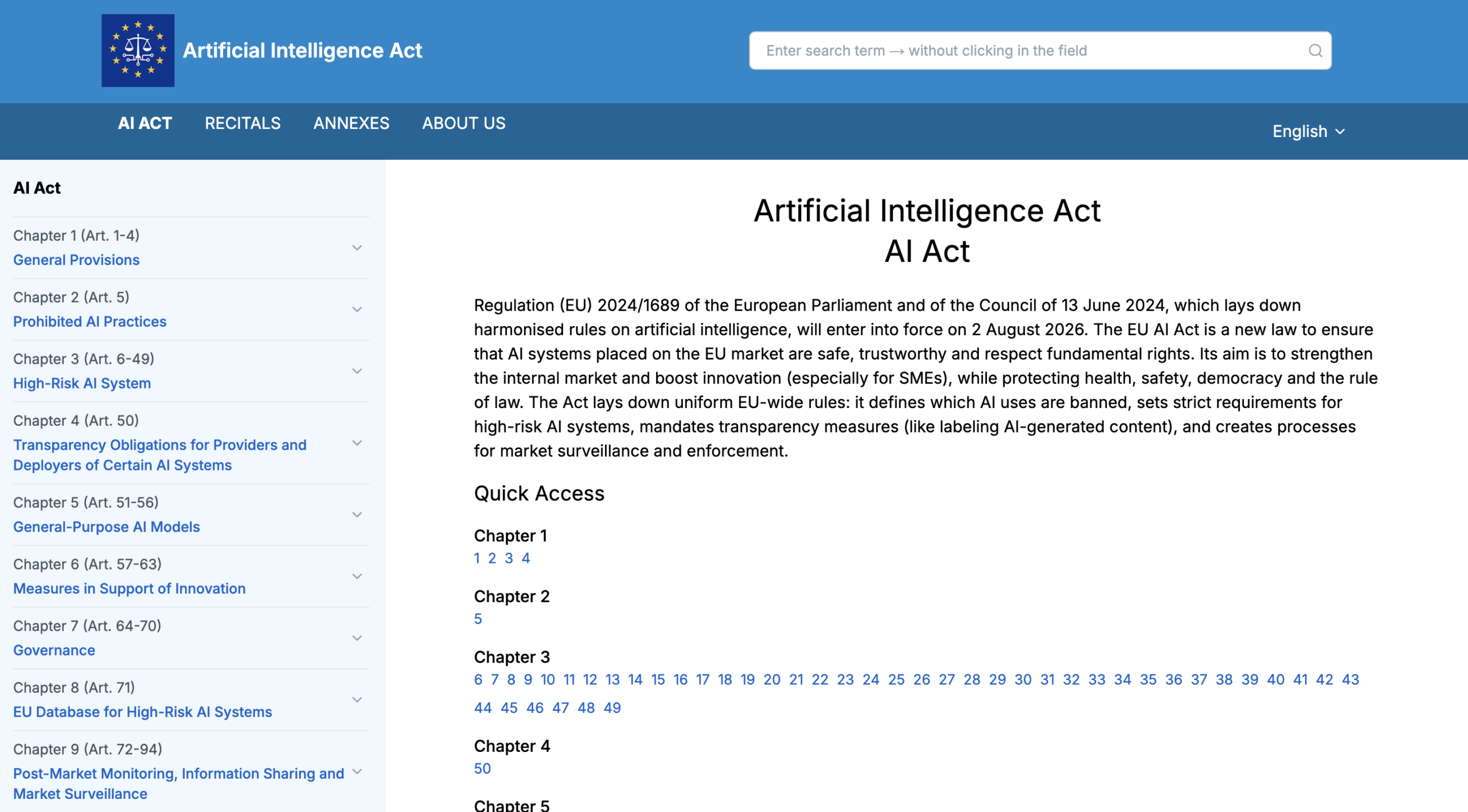 《欧盟人工智能法案》